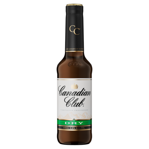 Canadian Club & Dry Loose Bottle 330ml