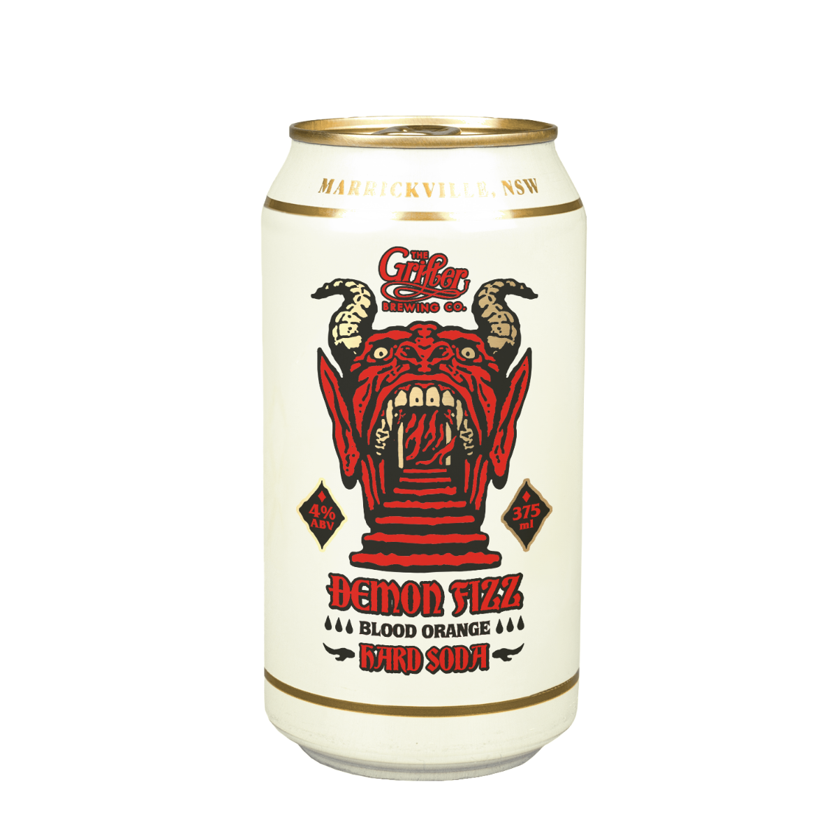 The Grifter Brewing Co Demon Fizz Hard Soda 375ml
