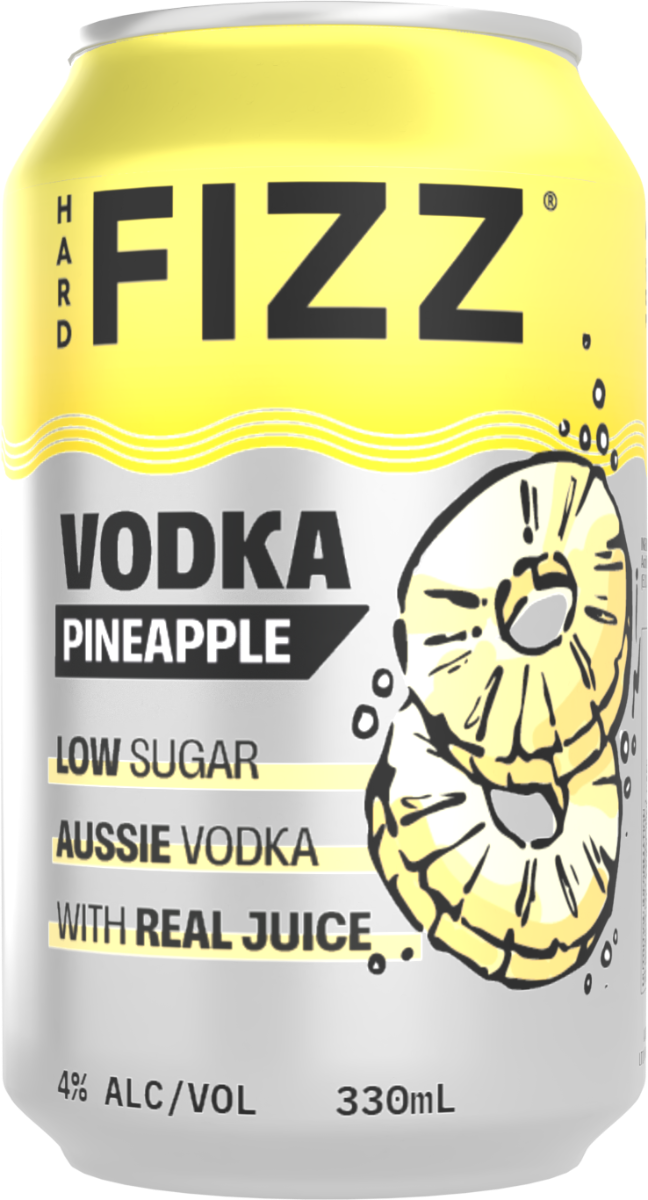 Hard Fizz Vodka Pineapple 330ml