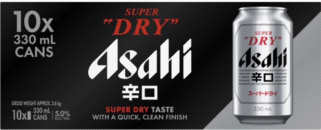 Asahi Super Dry Cans 330ml
