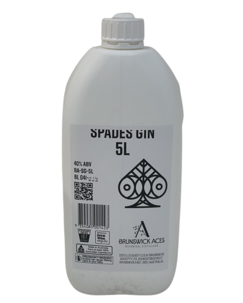 Brunswick Aces Spades Gin Bulk Gin 5Lt