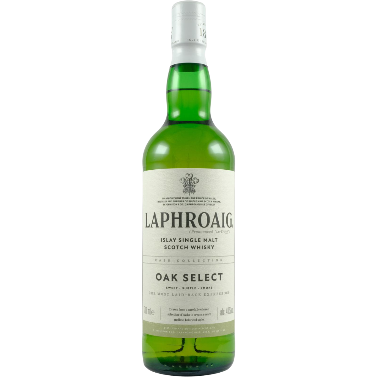 Laphroaig Oak Select Islay Single Malt Whisky 700ml
