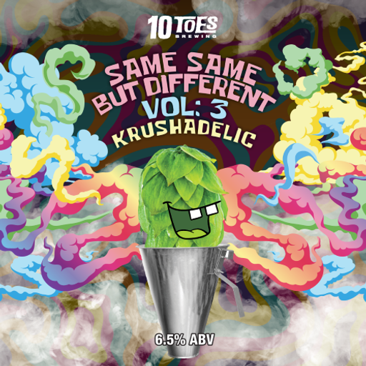 10 Toes Same Same But Different Vol3 Hazy Ipa 50lt