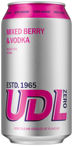 UDL Mixed Berry Sugar Free 375ml 6pk