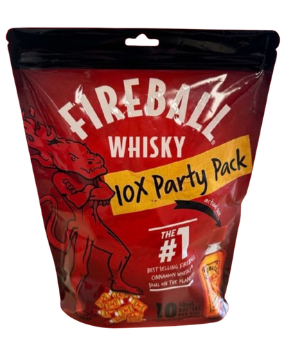 Fireball Party Pack 50ml (Unit=Sleeve of 10)