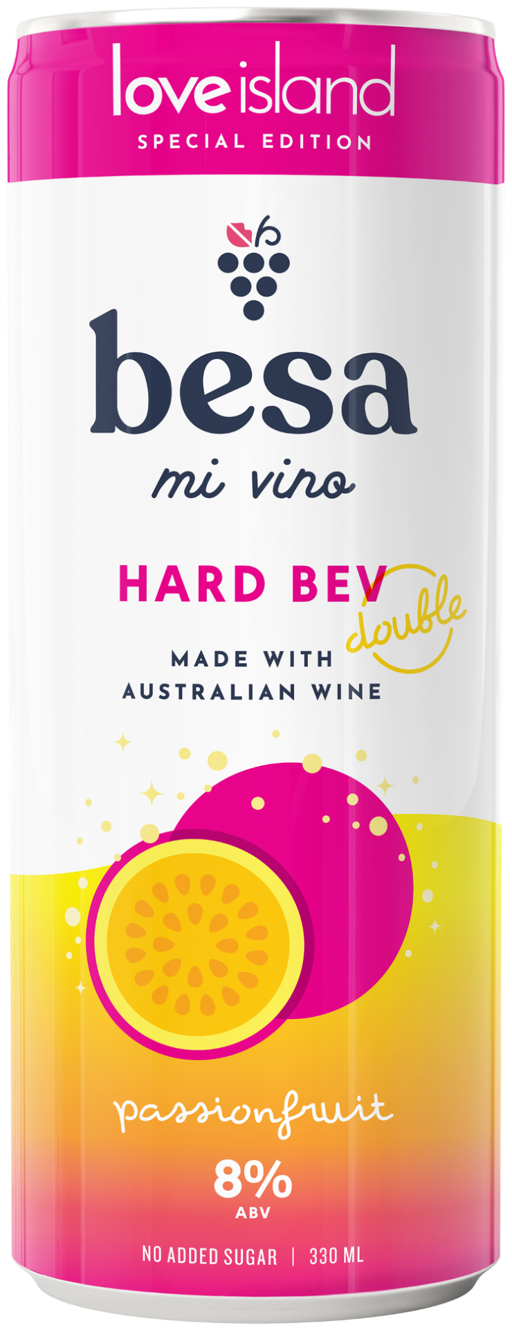 Besa Mi Vino Hard Bev - Passionfruit 330ml