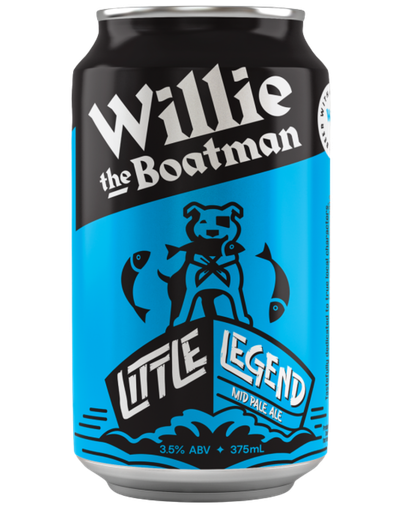 Willie the Boatman Little Legend Mid-Pale Ale 16x 375ml