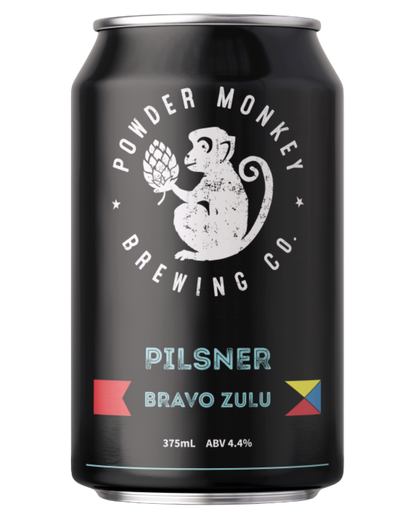 Powder Monkey Brewing Co Bravo Zulu Pilsner 16x 375ml