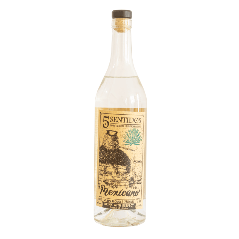 5 Sentidos Mezcal Clay Pot Mexicano 750ml
