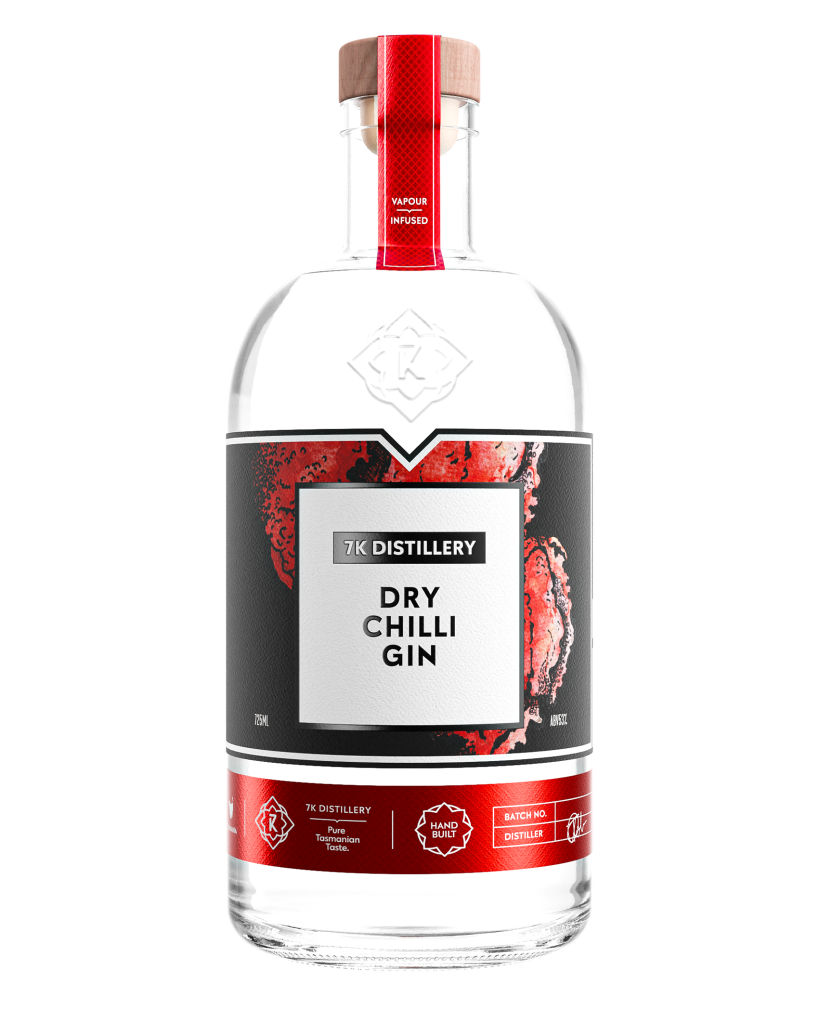 7k Distillery Tasmanian Dry Chilli Gin 725ml