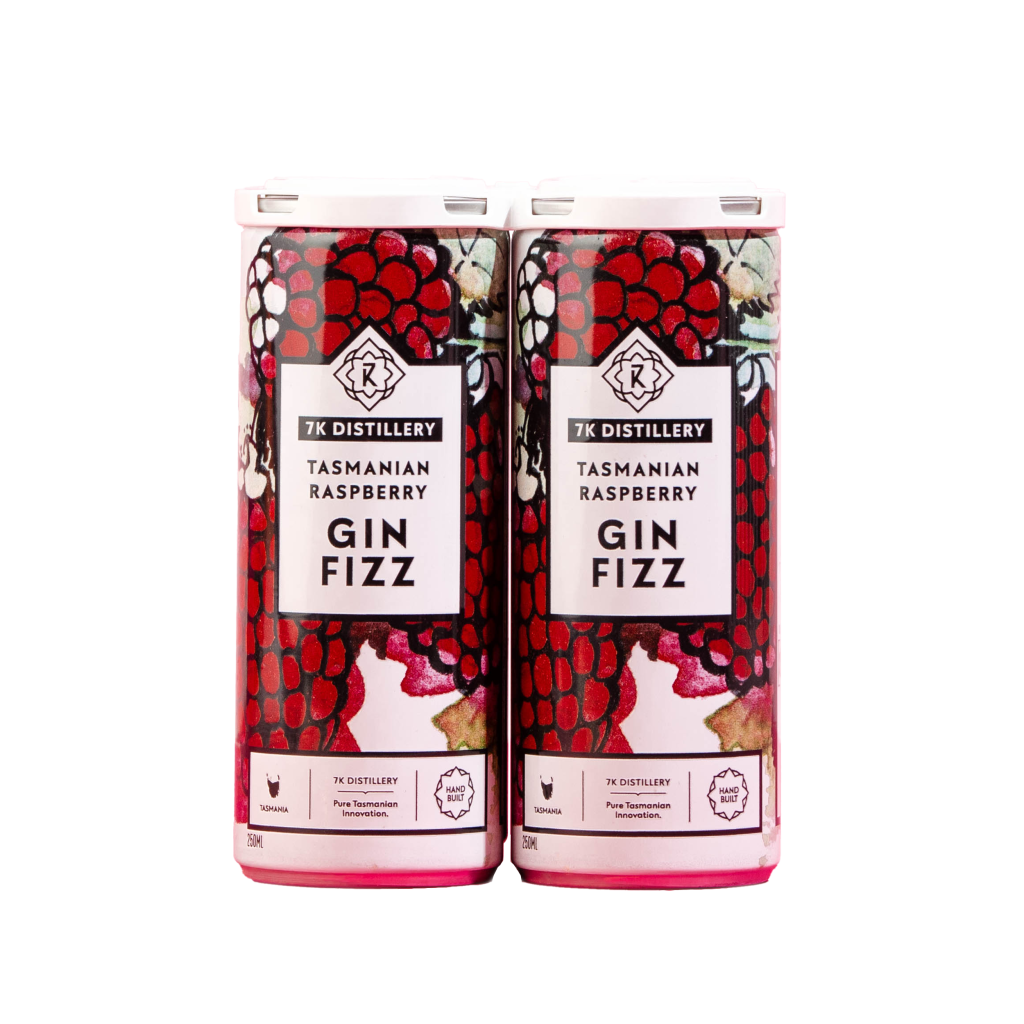 7k Distillery Tasmanian Raspberry Gin Fizz 250ml