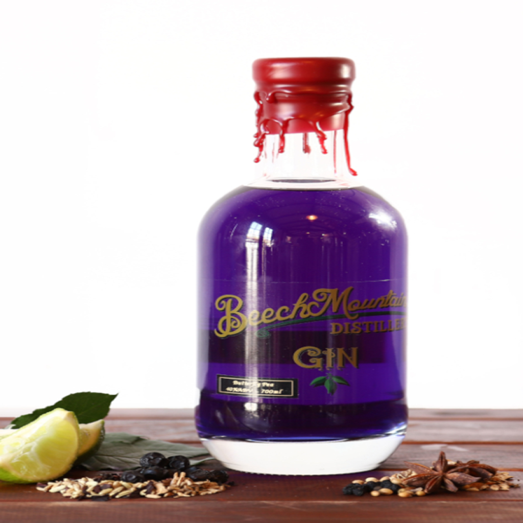 Beech Mountain Distillery Butterfly Pea Gin 700ml