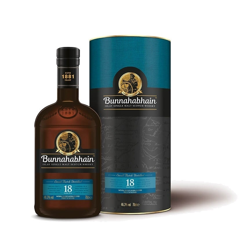 Bunnahabhain 18 Year Old Single Malt Scotch Whisky 700ml