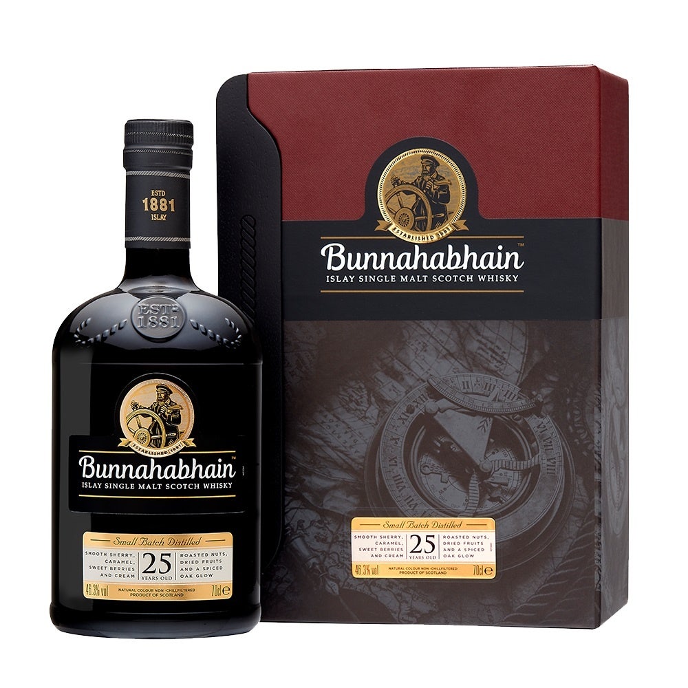 Bunnahabhain 25 Year Old Single Malt Scotch Whisky 700ml