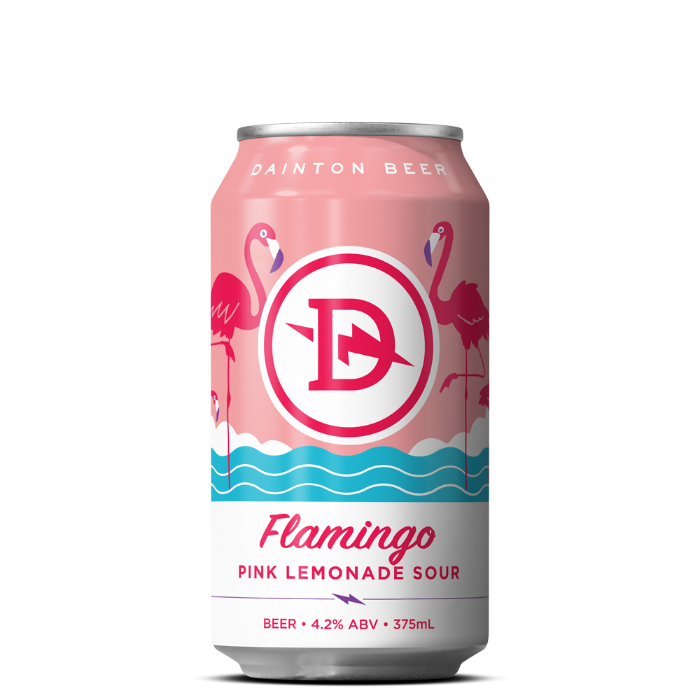 Dainton Beer Flamingo Pink Lemonade Sour 375ml