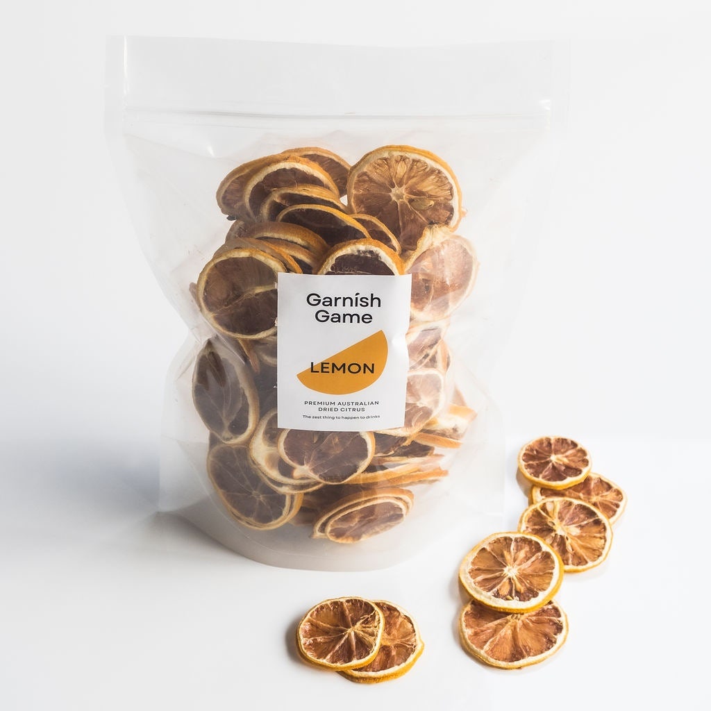 Garnish Game Lemon Dehydrated Citrus Slice Garnishes 500gm