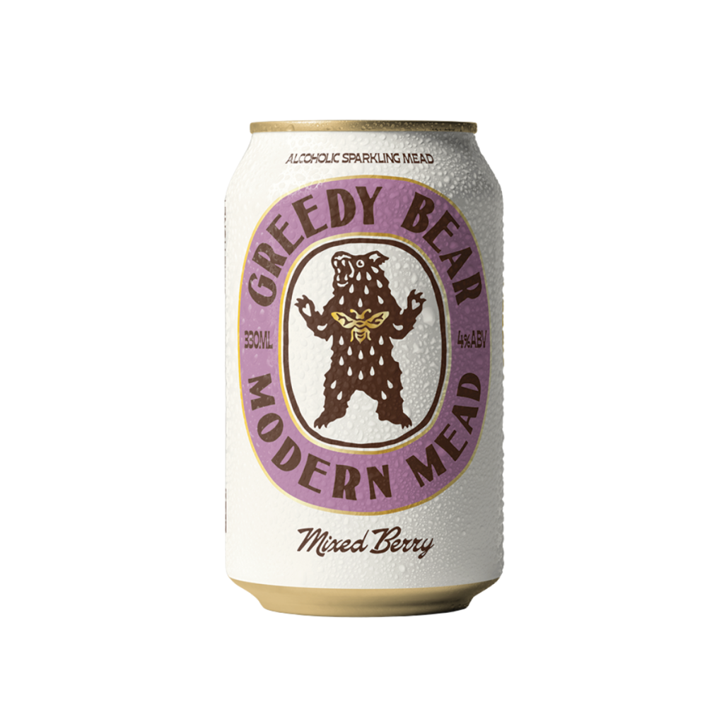 Greedy Bear Mixed Berry Sparkling Mead 330ml