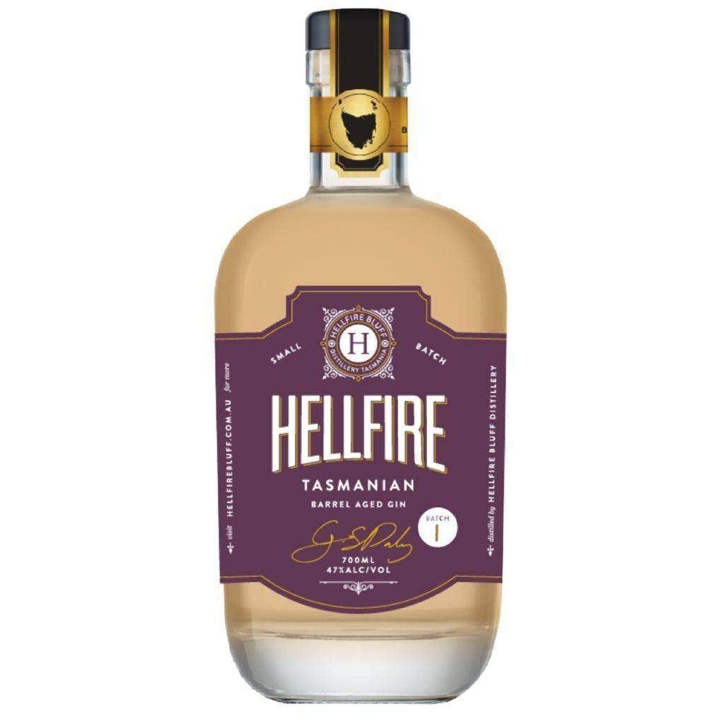 Hellfire Bluff Barrel-Aged Gin 700ml