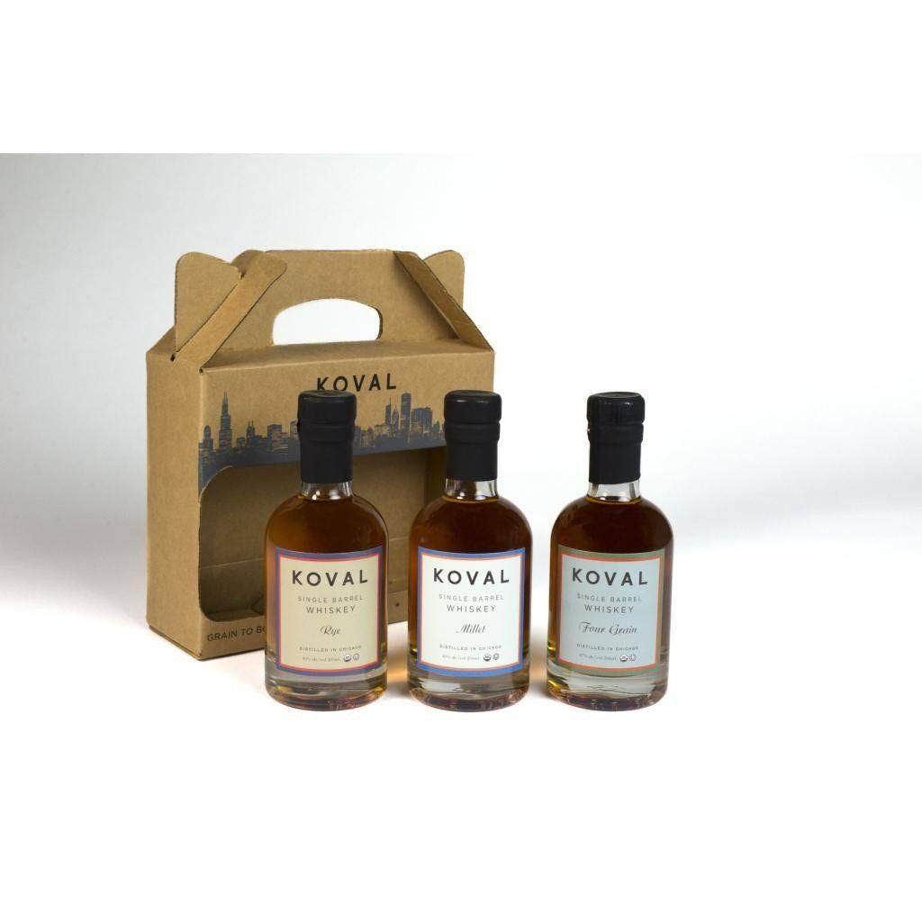 Koval Whiskey Gift Pack 3x200ml