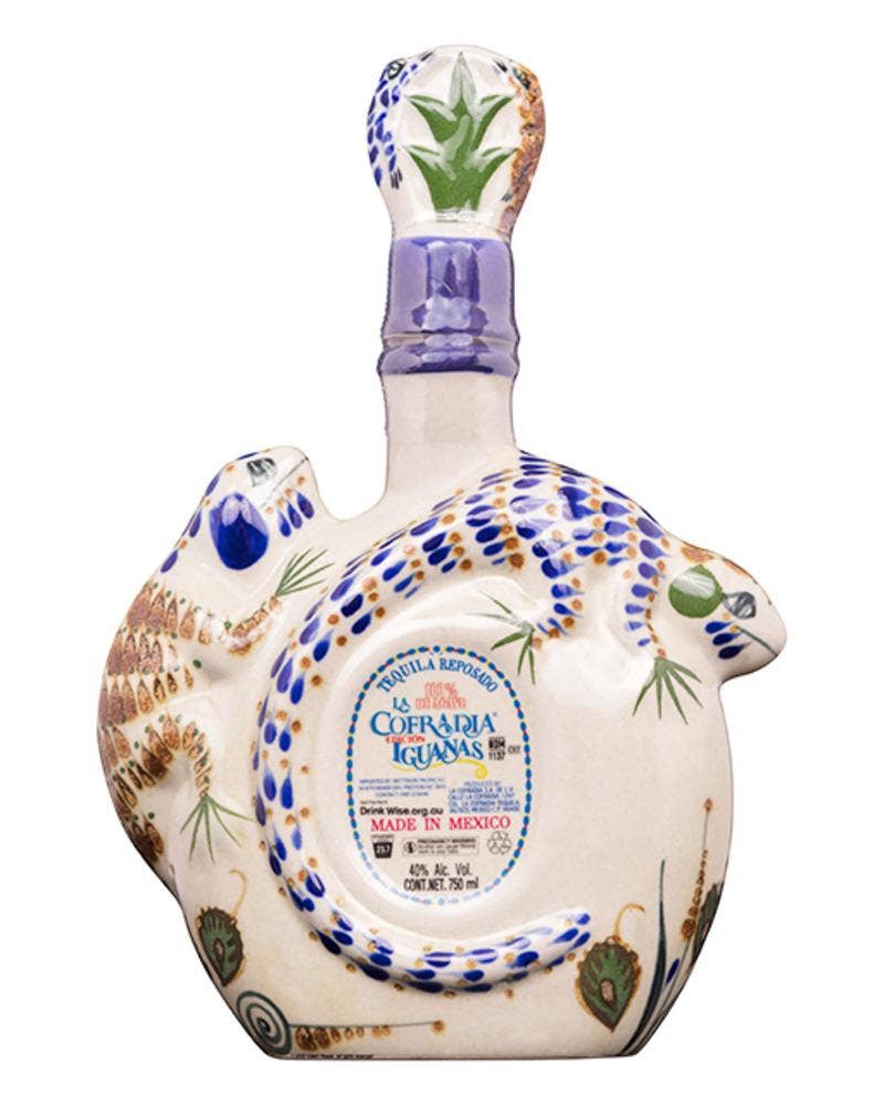 La Cofradia Ceramic Reposado Iguana Tequila 750ml