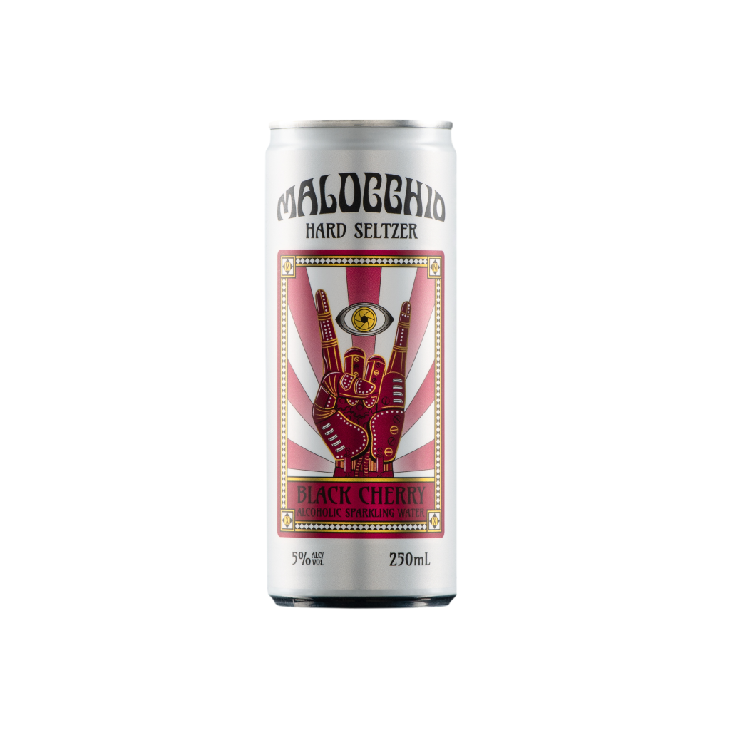 Malocchio Hard Seltzer Black Cherry 250ml