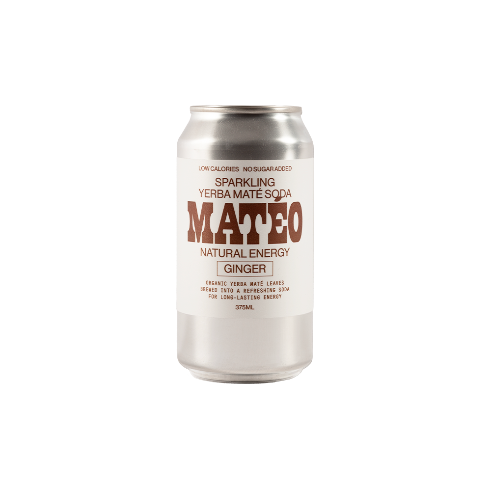 Matéo Soda Yerba Mate - Ginger 375ml