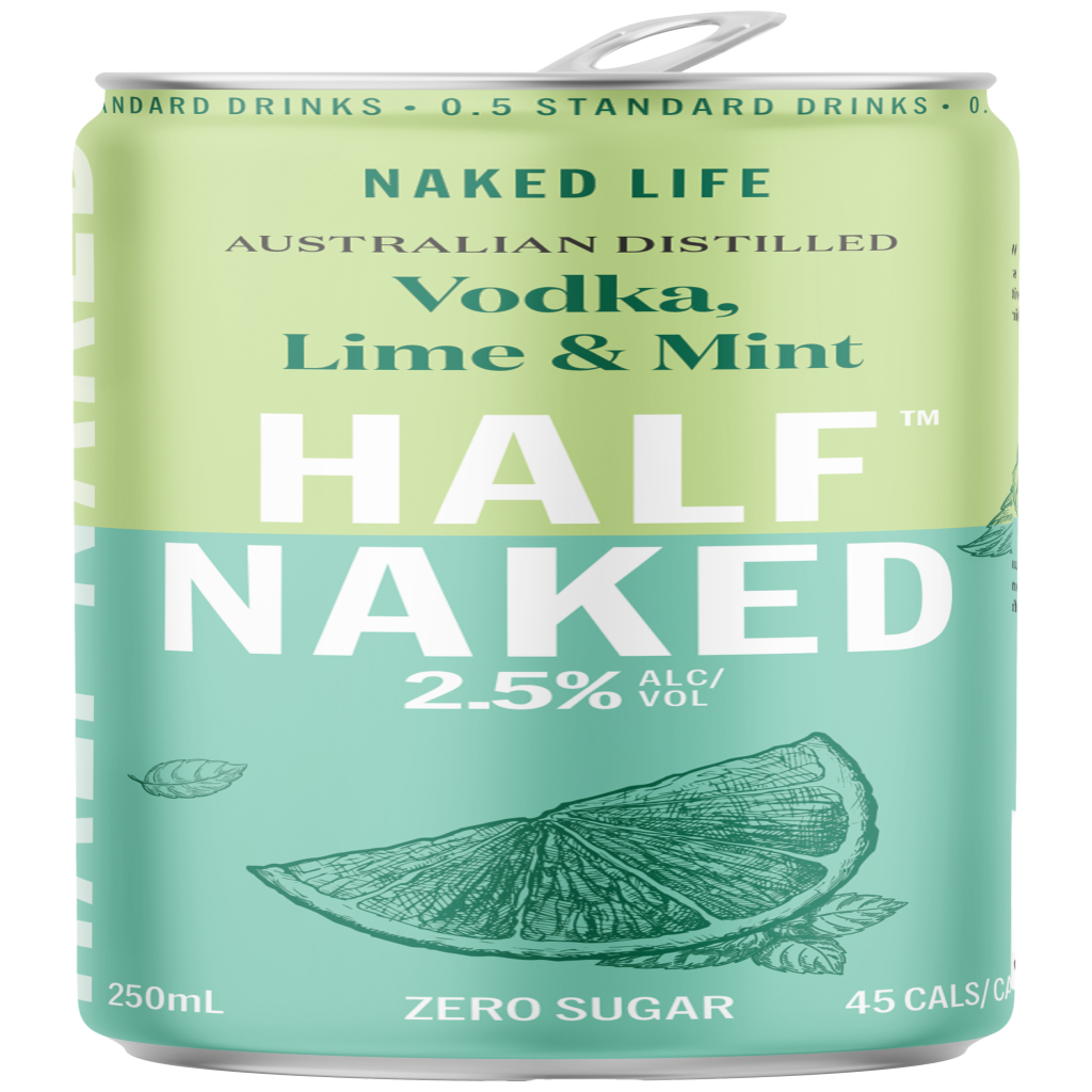 Naked Life Lime & Mint Half Naked 250ml