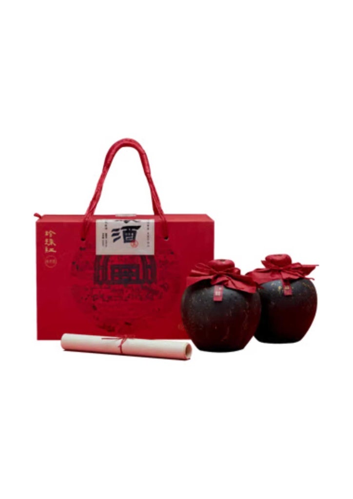 Pearl Red Hakka Rice Wine (Two Bottle Gift Pack) 500ml