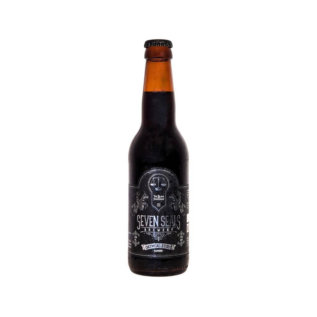 Seven Seals Beer The Black Horseman 'famine' Stout 330ml