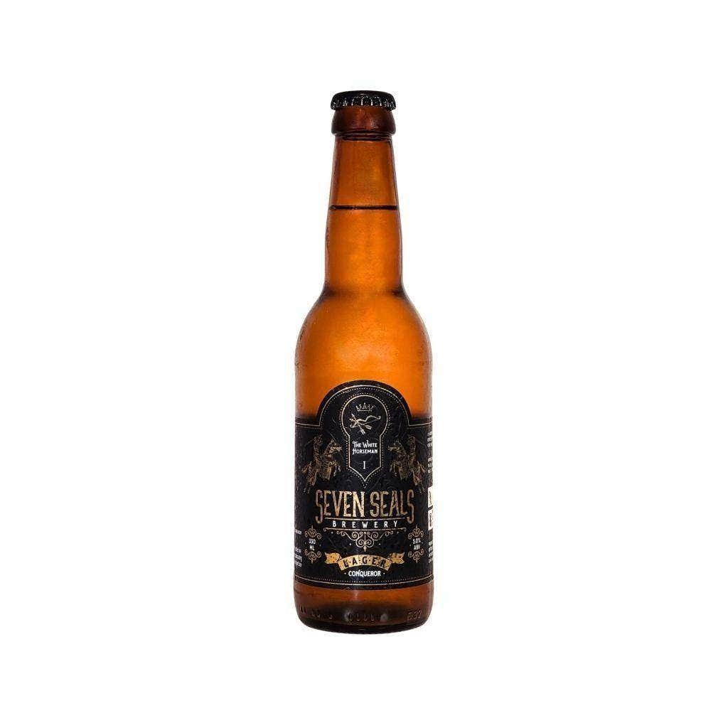 Seven Seals Beer The White Horseman 'conqueror' Lager 330ml