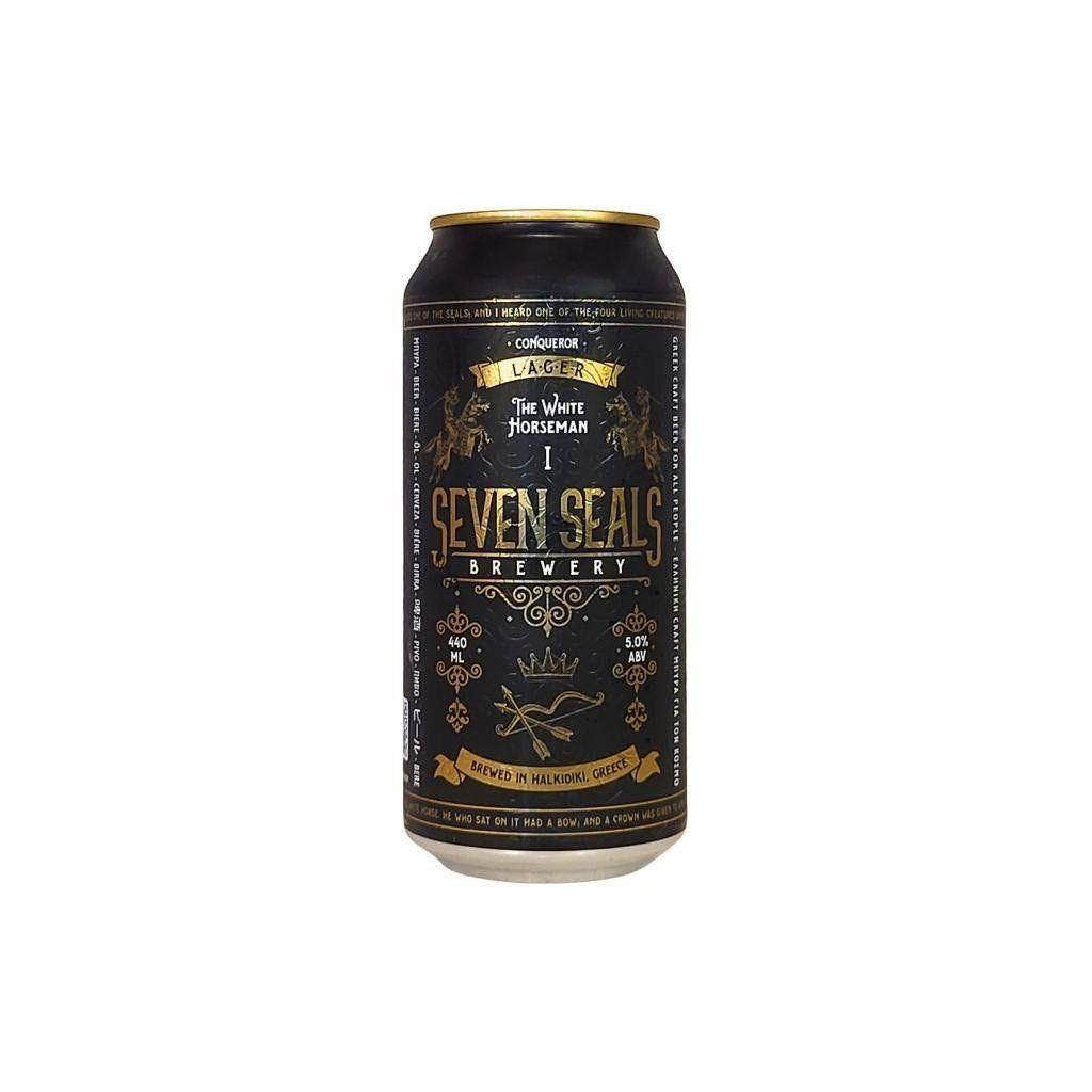 Seven Seals Beer The White Horseman 'conqueror' Lager - Case 440ml