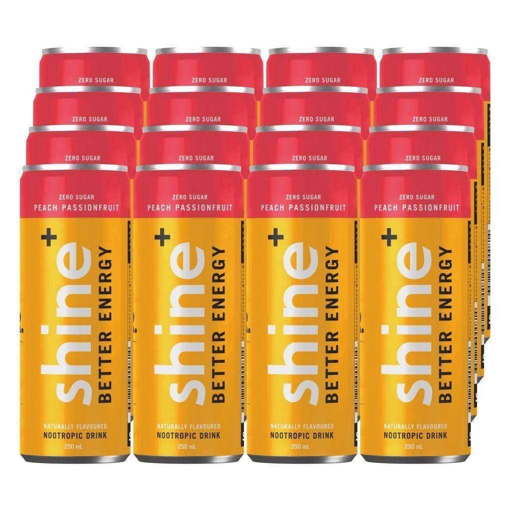 Shine+ Shine Peach Passionfruit 250ml