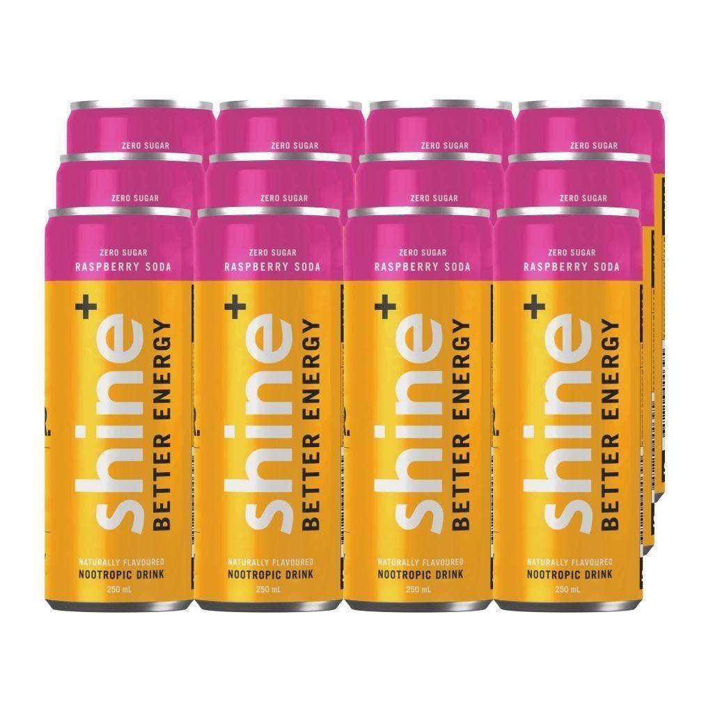 Shine+ Shine Raspberry Soda 250ml