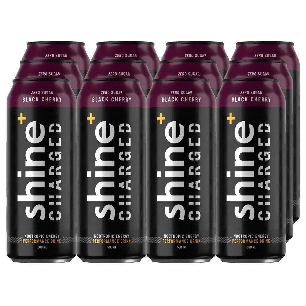 Shine+ Shine Charged Black Cherry 500ml