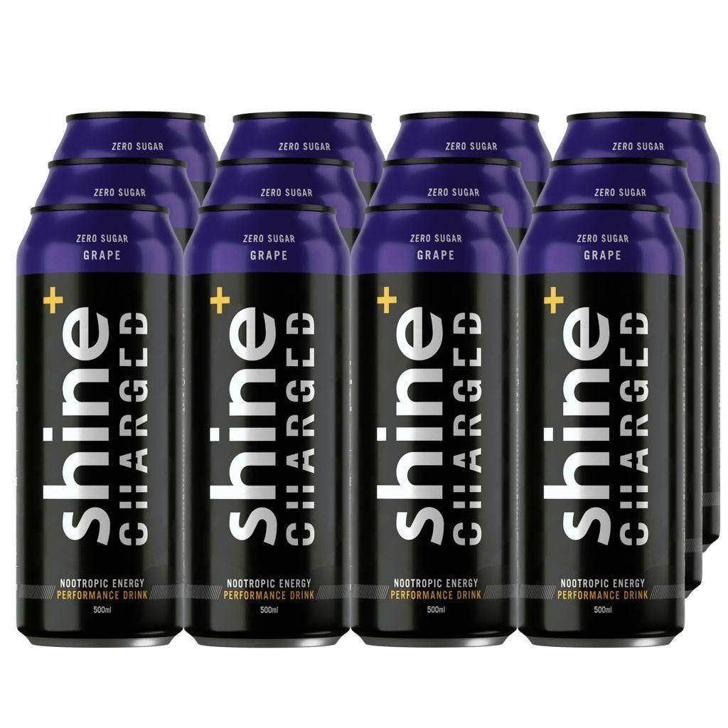 Shine+ Shine Charged Grape 500ml