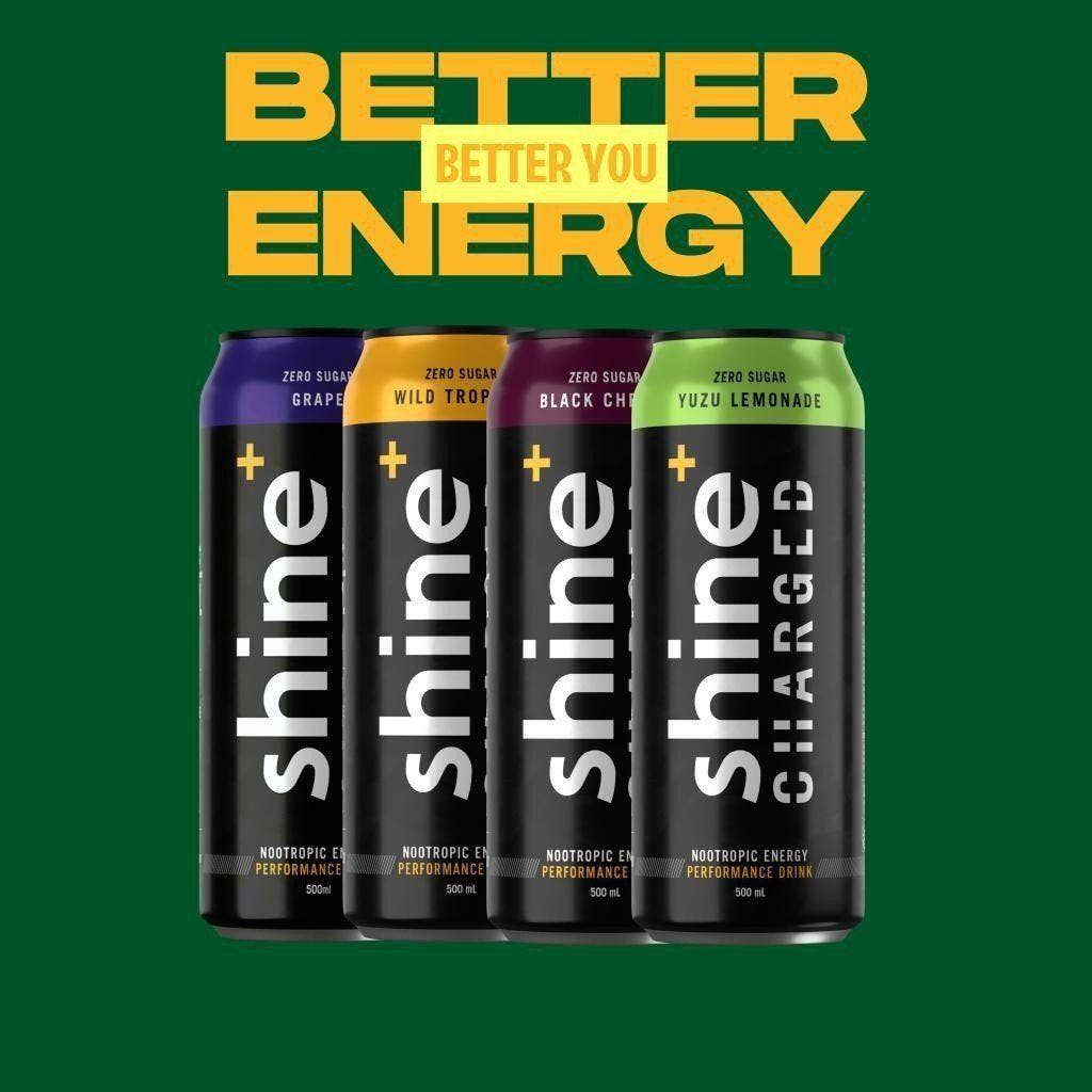 Shine+ Shine Charged Mixed Case 500ml (12pk)