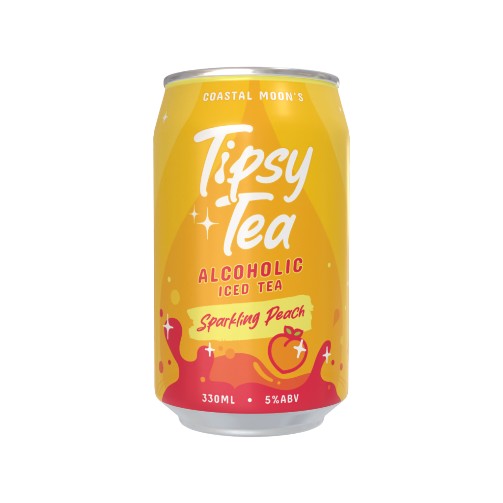 Tipsy Tea Sparkling Peach 330ml