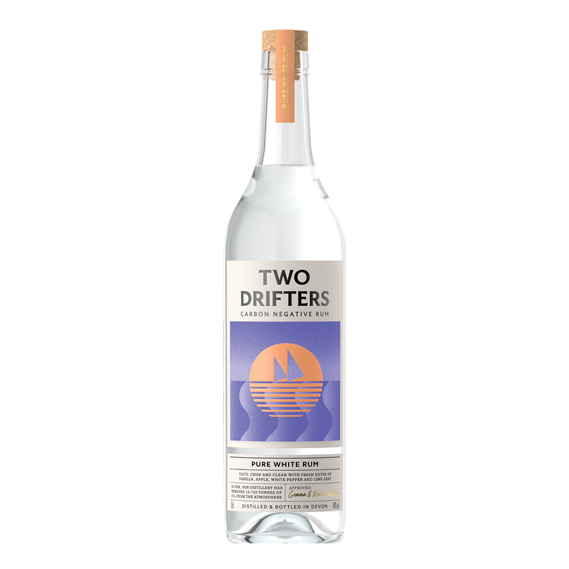 Two Drifters Pure White Rum 700ml