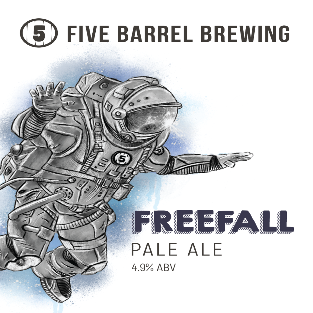 Five Barrel Brewing Freefall Pale Ale 50l Keg