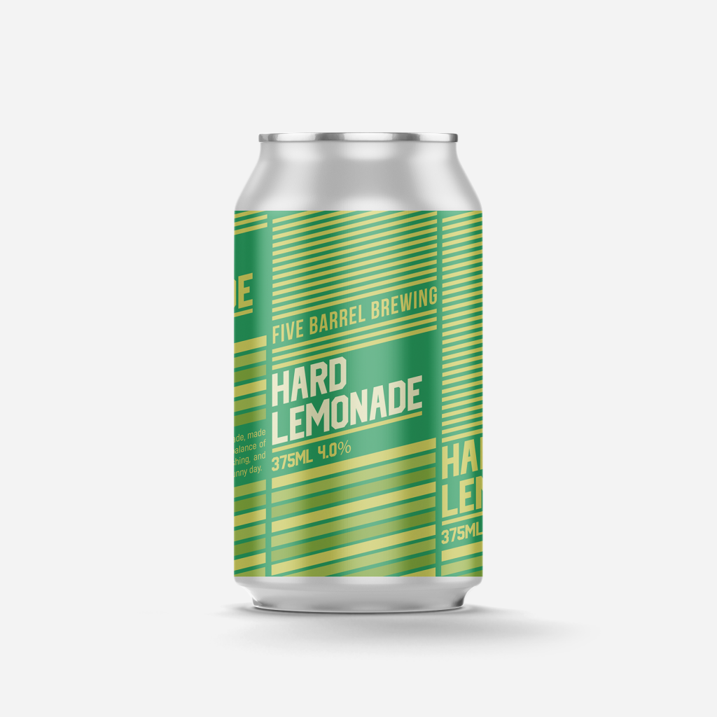 Five Barrel Brewing Hard Lemonade 375ml