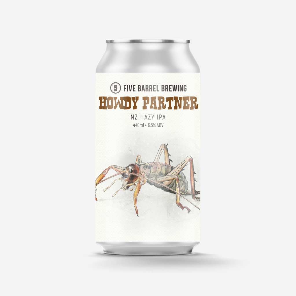 Five Barrel Brewing Howdy Partner Nz Hazy Ipa 440ml