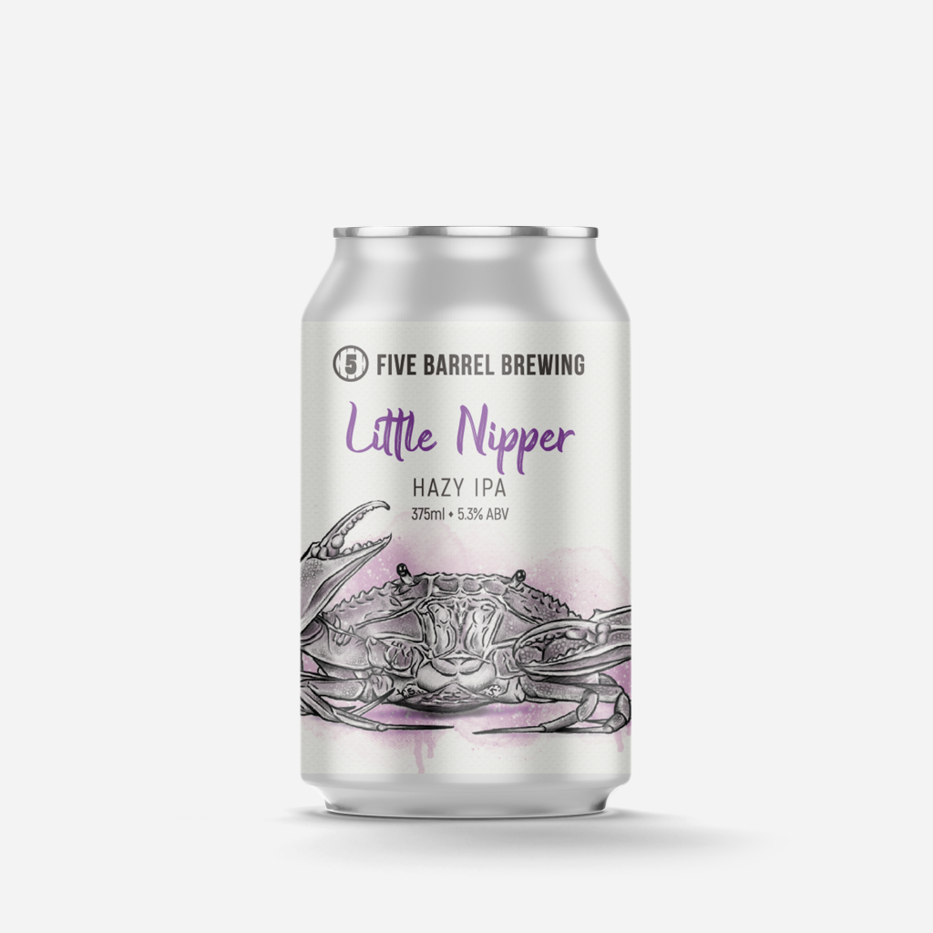 Five Barrel Brewing Little Nipper Hazy Ipa 375ml