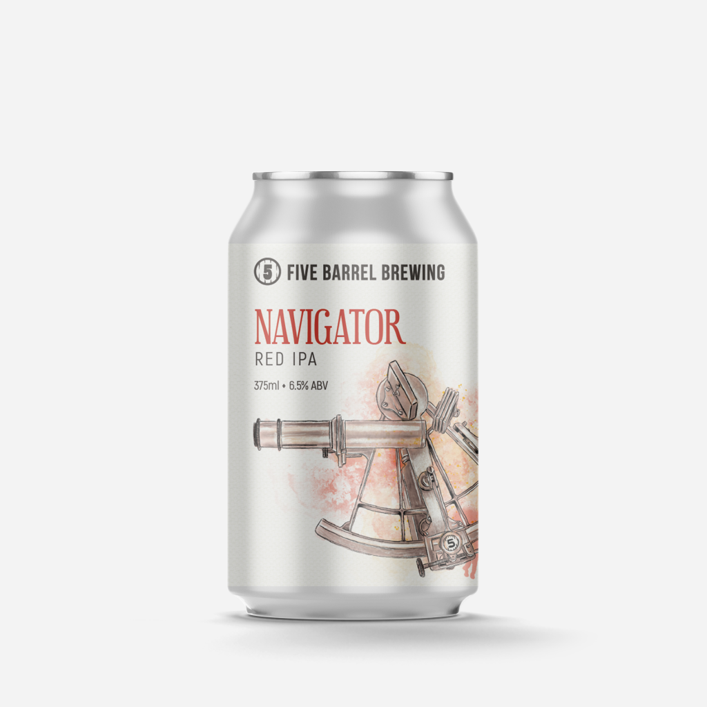 Five Barrel Brewing Navigator Red Ipa 375ml