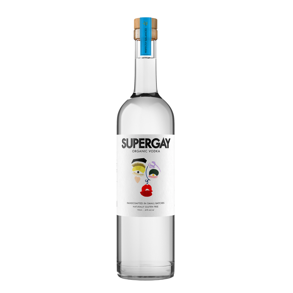 Supergay Organic Vodka 750ml