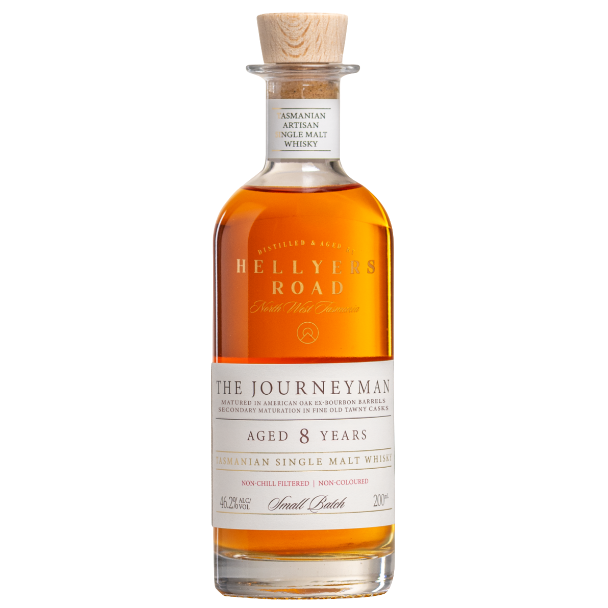 Hellyers Road 8 Years Old Journeyman Single Malt 200ml