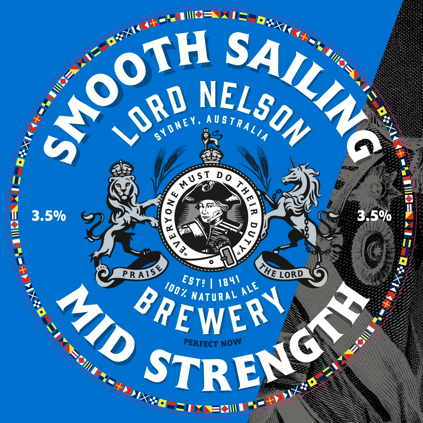 Lord Nelson Smooth Sailing Mid Strength Ale 49.5Lt