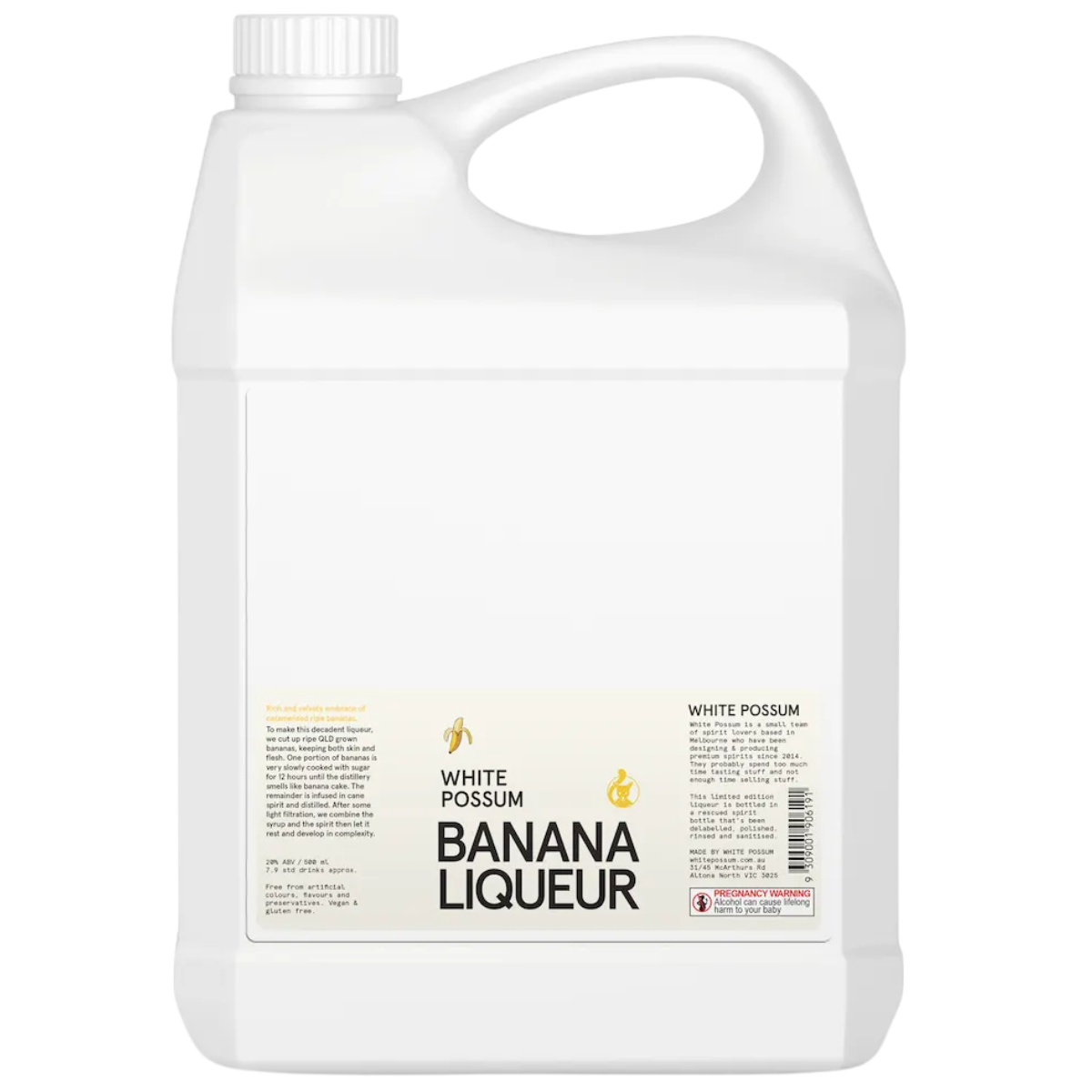 White Possum Banana Liqueur 5Lt