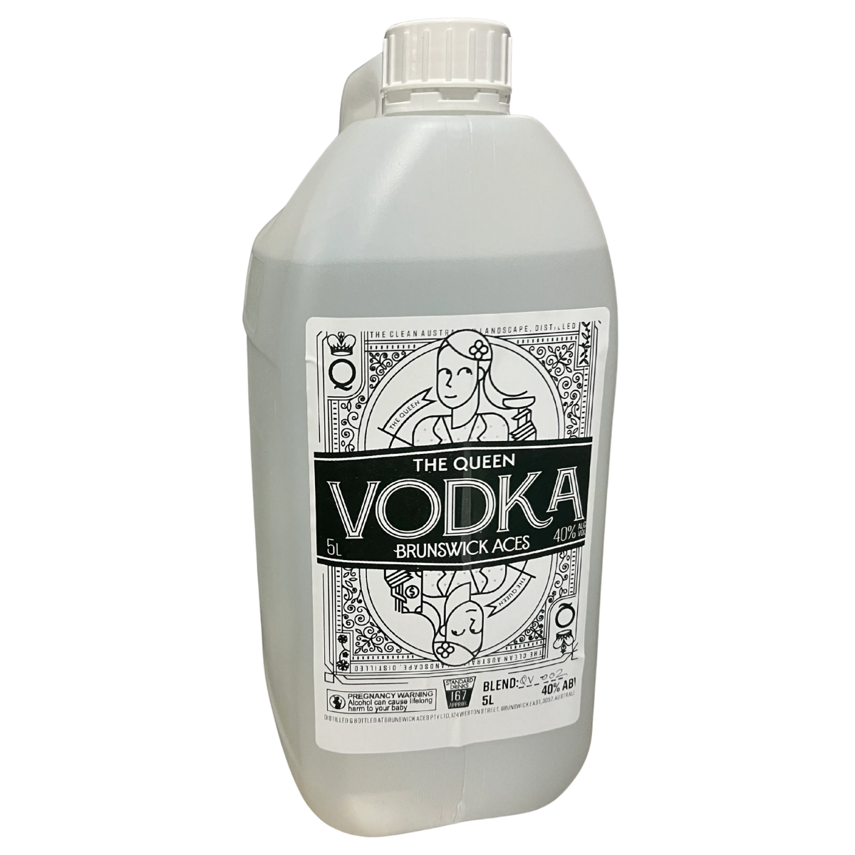 Brunswick Aces Queen Vodka 5L