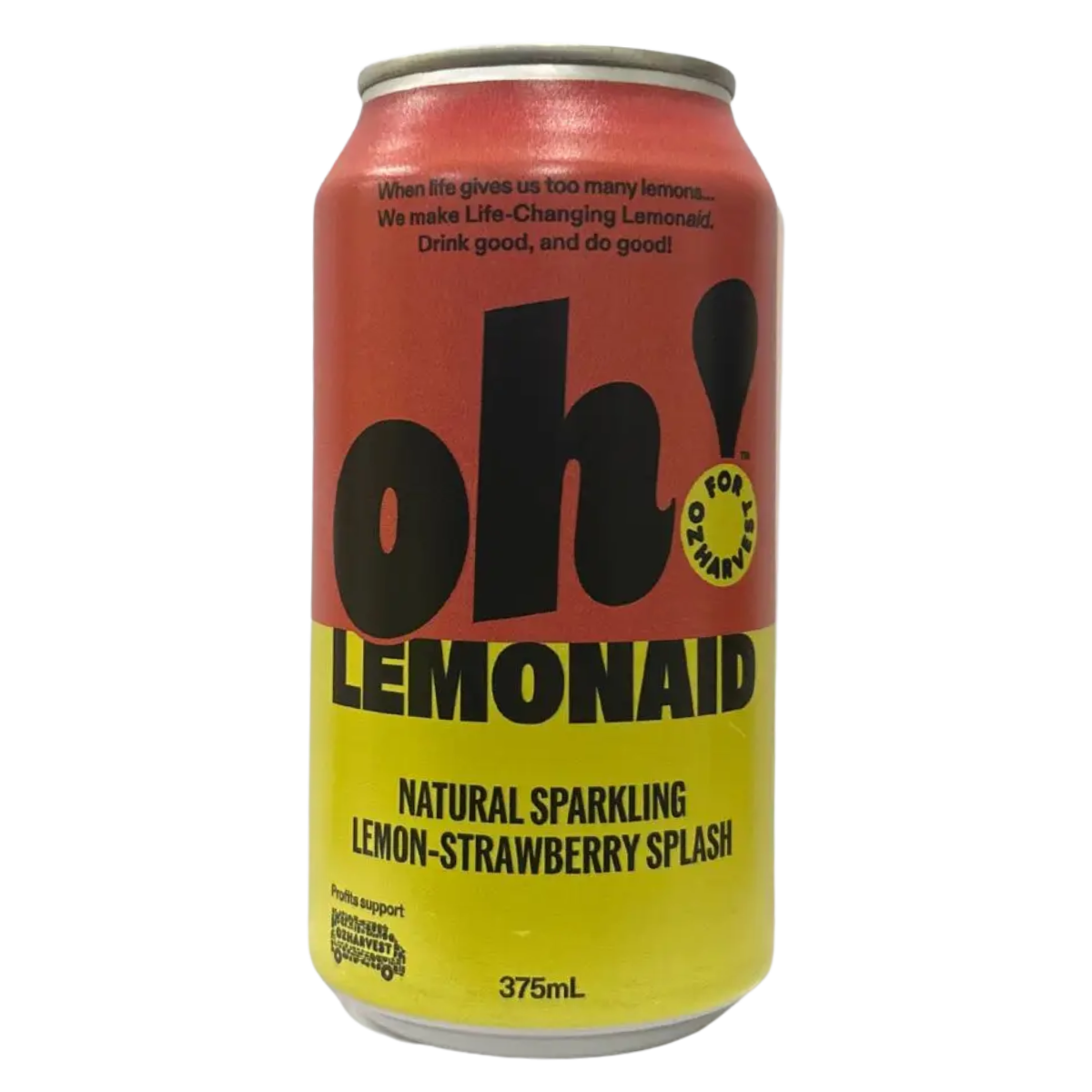 Oh! Natural Sparkling LemonAid - Strawberry Splash 375