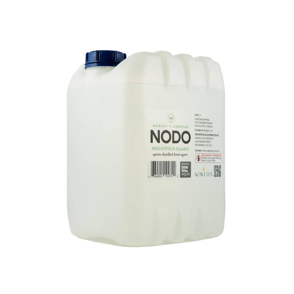 NODO Espadin Mezcal Bulk 10Lt